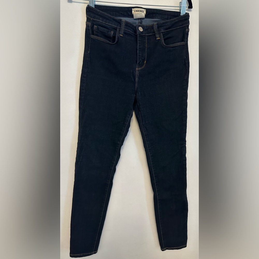 L’Agence Margot High-Rise Jeans, Midnight, size 27